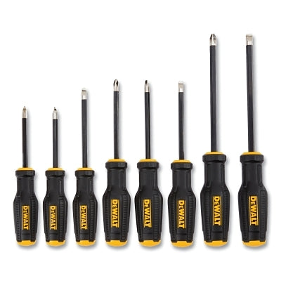 TOUGHSERIES Screwdriver Set, 8-pc, Phillips, Slotted and Square