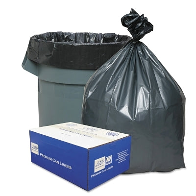 Can Liner, Super Hexene Resin 56gal, 1.55 Mil, 43 x 48
