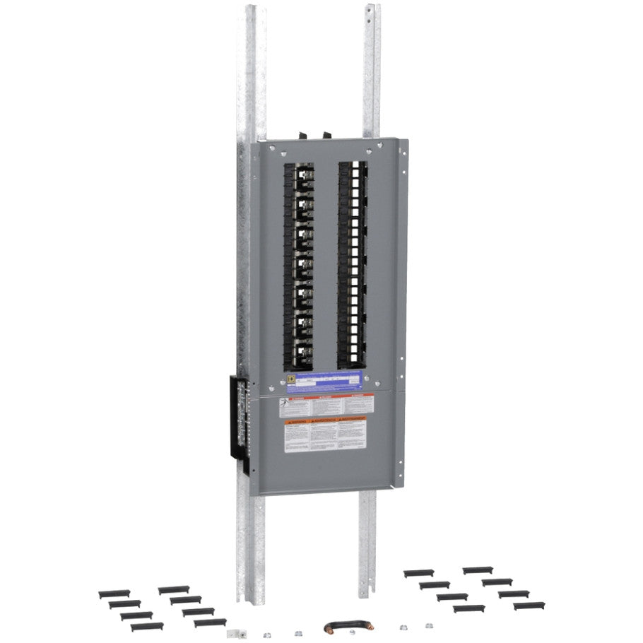 NQ Panelboard Interior, Main Lug, 600A, 240V, 3-Phase, 42 Spaces