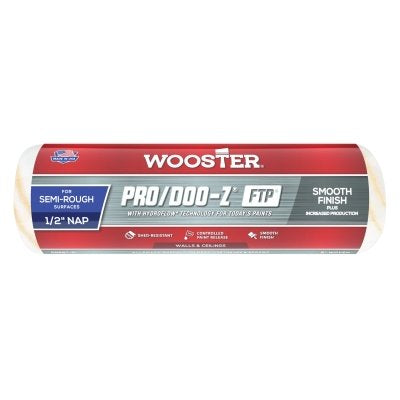 Pro/Doo-Z FTP Roller Covers, 9 in, 1/2 in Nap Length