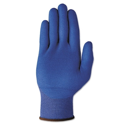 11-818 Palm Coated Thin Work Gloves, Size 9, Blue
