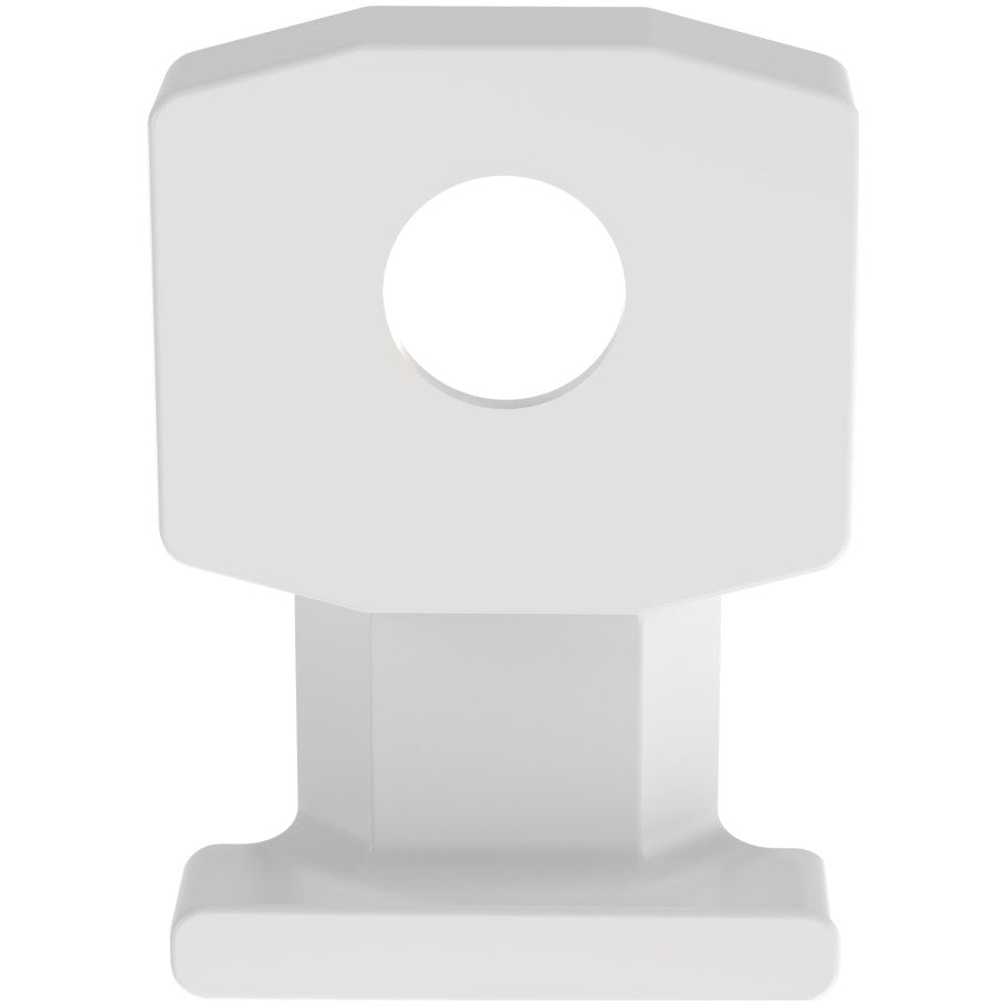 Cable Tie Mount With No. 8 (M4) Countersunk Screw (100), Low Profile, 0.75 in. L x 0.50 in. W, Nylon