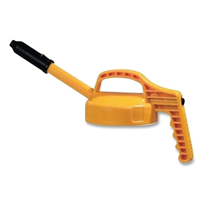 Stretch Spout Lid, 0.5 in dia, Yellow, Engineering Plastic