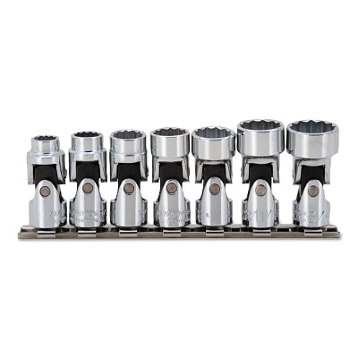 Torqueplus 7 Piece Universal Socket Sets, 3/8 in, 12 Point