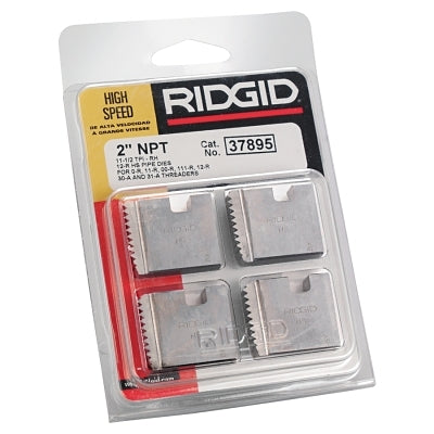 Manual Threading/Pipe and Bolt Dies Only, 2 in - 11-1/2 NPT, 12R, HS