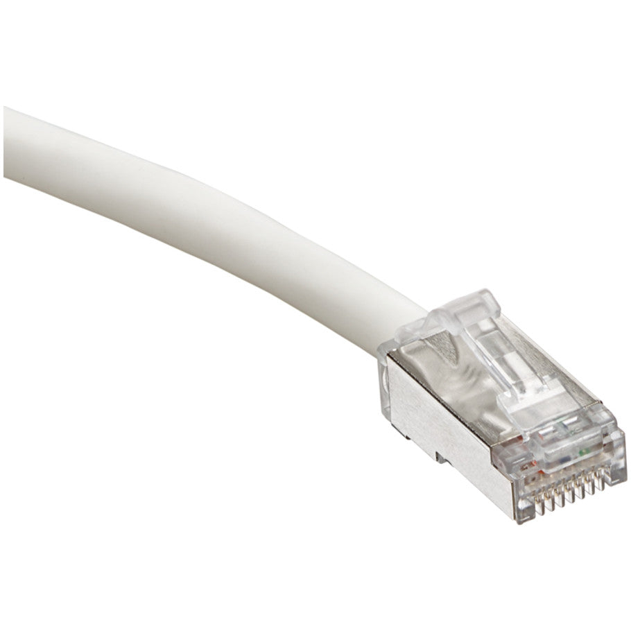 Atlas-X1 Cat 6A Shielded SlimLine Boot Patch Cord, 3 ft., White