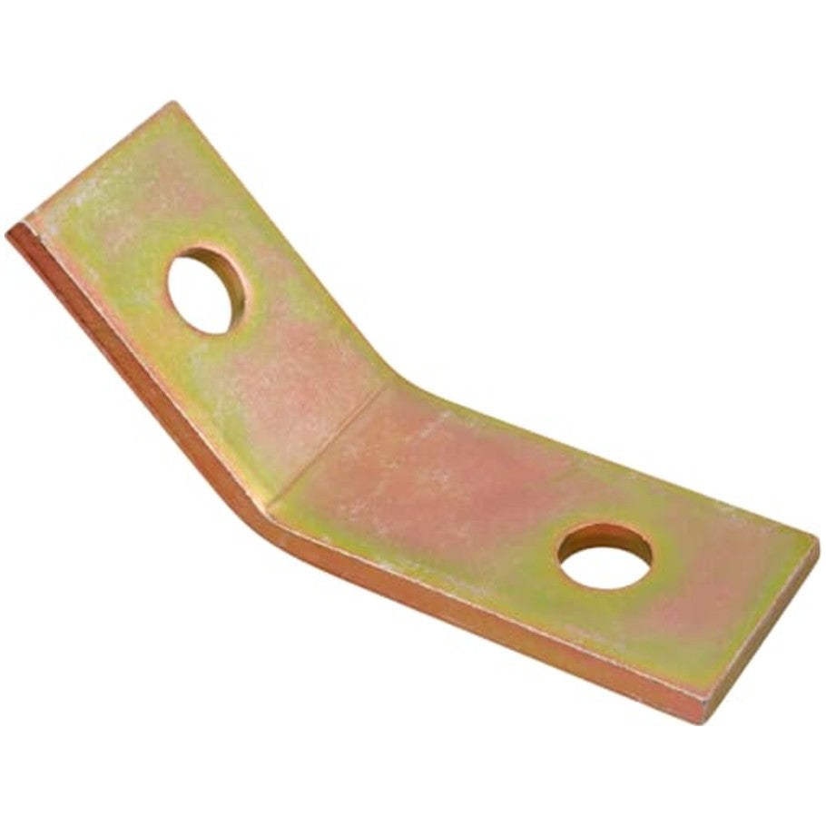 Kindorf Steel 45-Degree Outside Angle With Galv-Krom Finish