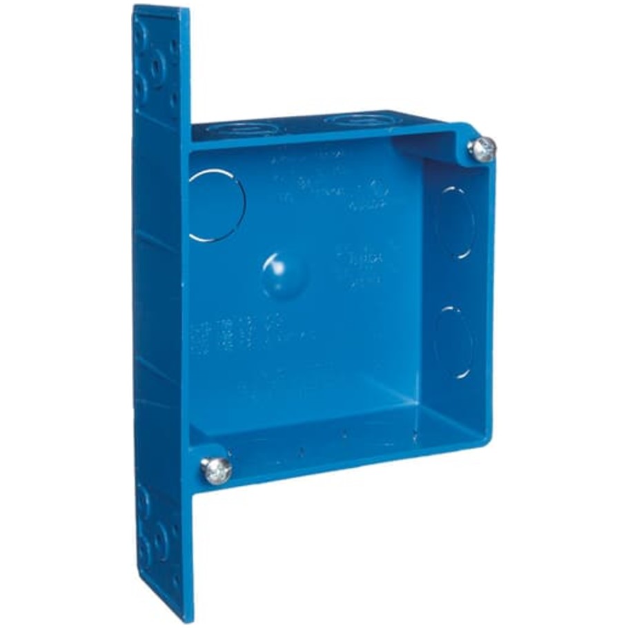 Carlon Quick Connect Outlet Box with 1/2 and 3/4 in. Knockouts and 20 Cubic Inch Capacity