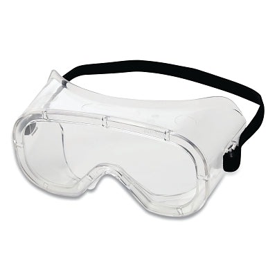 812 Non-Vented Safety Goggle, Clear Lens, Clear Frame, Non-Vented