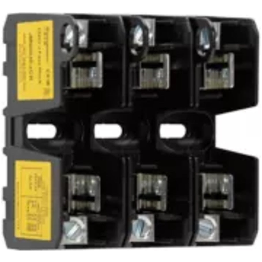 Fuse Block, Class J, 30A, 600V, 3-Pole, Box Lug