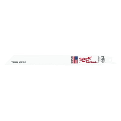 SAWZALL Standard Multi-Material Blade, 8 in L x 3/4 in W, 8/12 TPI, 5 EA/PK