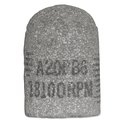 Cone, 1-1/2 in dia, 2-1/2 in Thick, 5/8 in-11 Arbor, 24 Grit, Alum Oxide, T16