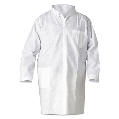 A20 Breathable Particle Protection Lab Coat, Medium, White
