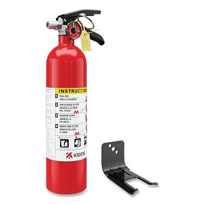 Pro Multi-Purpose Fire Extinguisher, ABC Fire Type, 2.5 lb Capacity, Rechargeable, Includes Wall Hanger