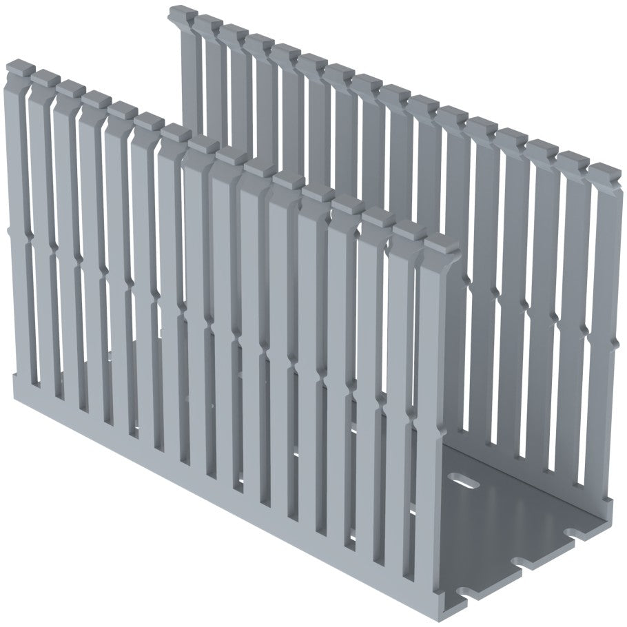 Type F Narrow Slot Wiring Duct, 3 in. w x 5 in. h, 6 ft.