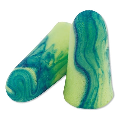 Soothers Moisturizing Disposable Earplug, Soft Foam, Blue/Green, Uncorded