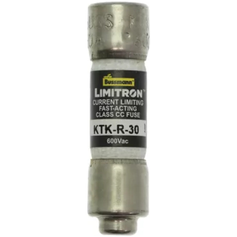 Limitron KTK-R Series Class CC Fast Acting Fuse, Rejection Type, Current-Limiting, 1/10A, 600V