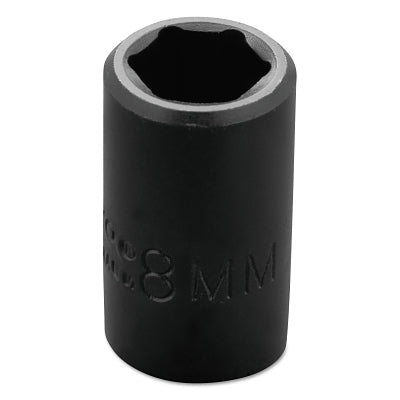 Torqueplus Metric Impact Sockets 1/4 in, 1/4 in Drive, 8 mm, 6 Points