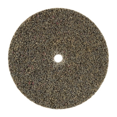 3M 048011-65004 Deburr and Finish Pro Unitized Wheel, 3 in dia x 1/4 in AH x 1/4 in Thick, Medium+, 18100 RPM, Precision Shaped Ceramic