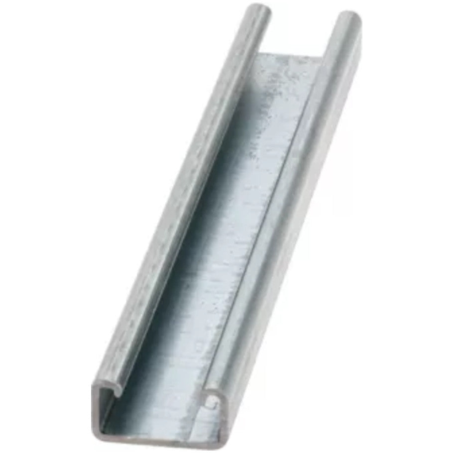 Eaton B-Line series strut channel, 0.81" H x 10 ft. L x 1.62" W, Steel, Galvanized, 12 ga.