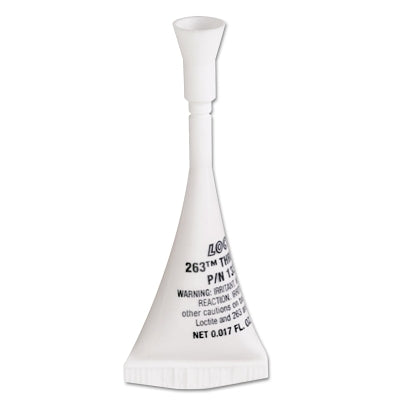 263 Threadlockers, High Strength, 1/2 mL Tube, Red