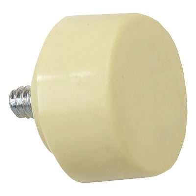 Hammer Striking Tip, 1-1/2 in, Flat, Medium Hard, Nylon