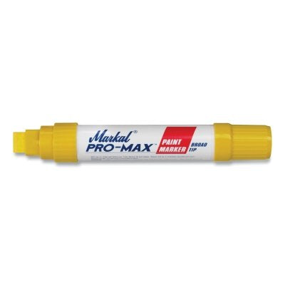 PRO-MAX Paint Marker, Yellow, Jumbo Tip, Chisel