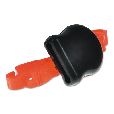 Glove Tethers, 1 Compartment, Orange, Used w/ Belt, Rubber/Plastic