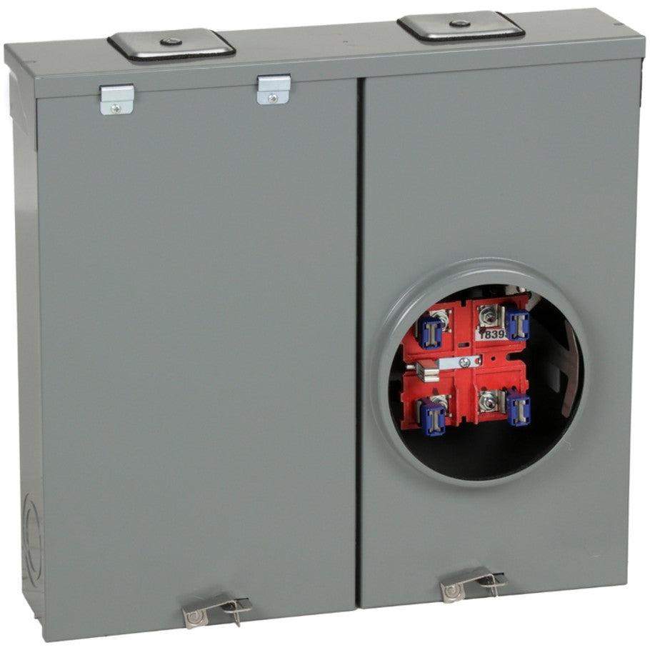 QO Rainproof Meter Main Without Bypass, Ringless, 1 Phase 120/240VAC