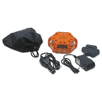 Universal Road Flares, Rechargeable, Red, 2 lb