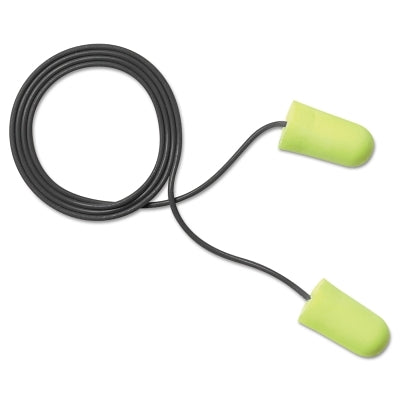 3M 311-4106 E-A-Rsoft SuperFit Metal Detectable Corded Earplugs, Red/Yellow, Corded