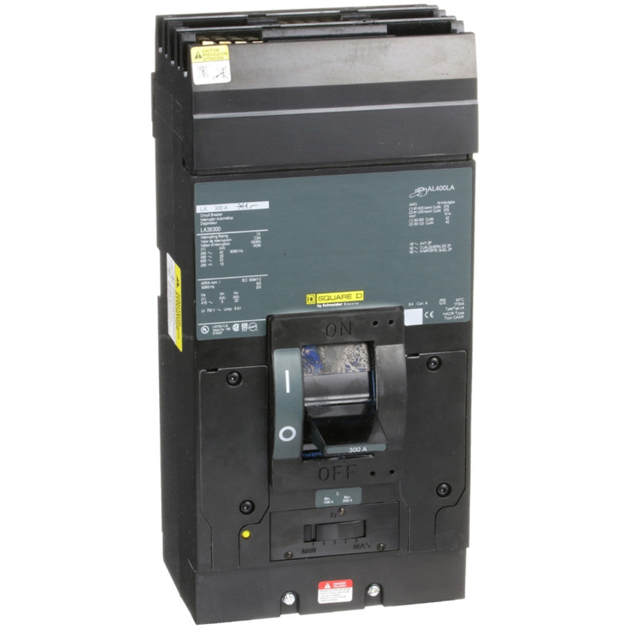 Molded Case Circuit Breaker, L-Frame, Thermal Magnetic, 300A, 600V, 3-Pole