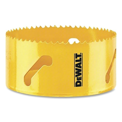Bi-Metal Hole Saw, 4-3/8 in dia, 1-3/4 in Cutting Depth, Yellow