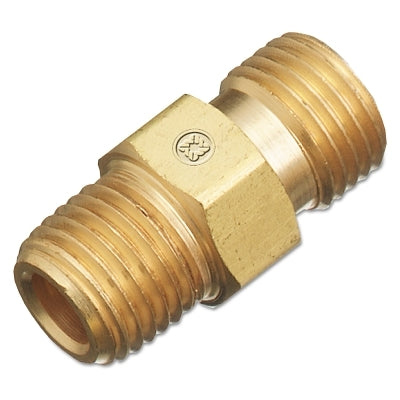 Regulator Outlet Bushing, 200 psi, Brass, B-Size, 1/4 in (NPT) RH, Male, Oxygen