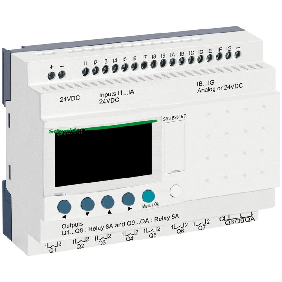 Relays and Timers, NO, 24 Vdc, 6 to 90 ms, 8A, Screw