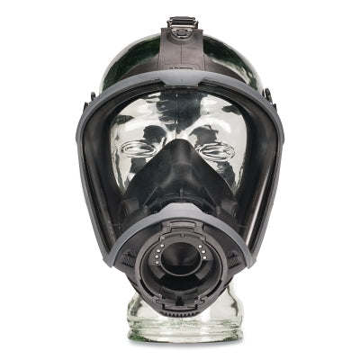 G1 Supplied Air Respirator Full Facepiece, Medium, Includes 5-point Rubber Harness/Voice Amplification Box