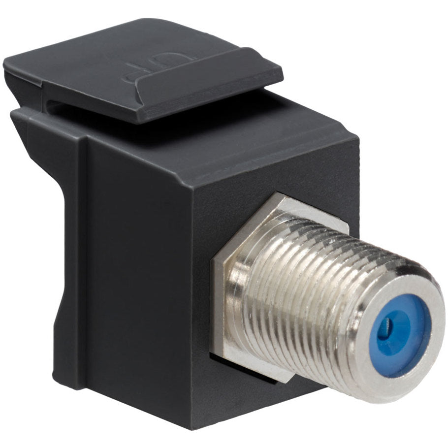 QuickPort Feedthrough F-Connectors, Black