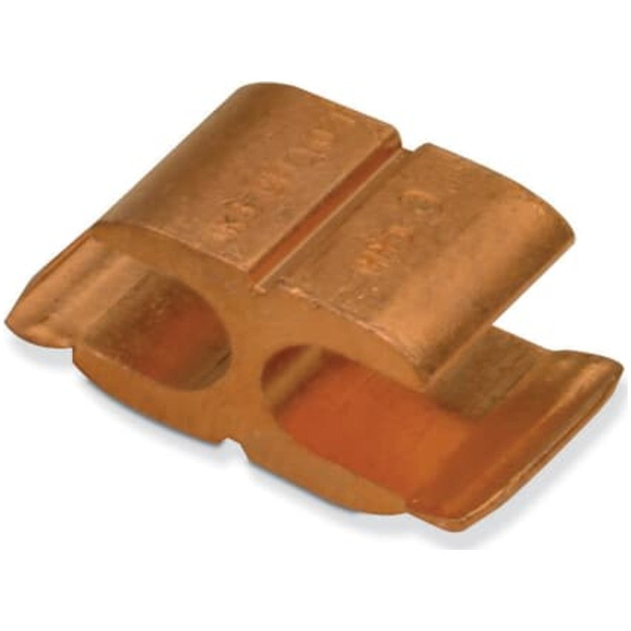 Copper H-Type Compression Connector Main: 6 TR. 4, 6 Solid Copper,  Tap: 8, 4, 6 Solid Copper,  Tap: 6 Stranded Copper