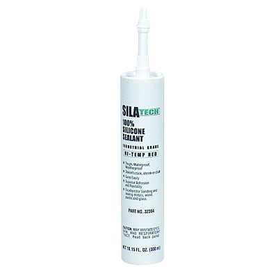 Silatech Red RTV Silicone Adhesive Sealants, 10.15 oz, Red