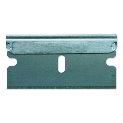 Single-Edge Razor Blades, 1-1/2 in L, High-Carbon Steel