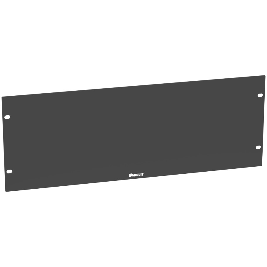 Horizontal Flat Rack Filler Panel, CRS, Black, 4 RU