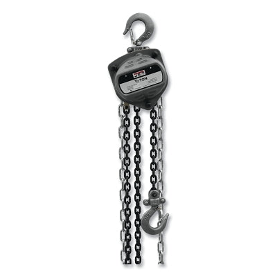 S90 Series Hand Chain Hoist, 1/2-ton, 15 ft Lifting H, 1 Fall, 11 in Head Room, 58-1/2 lb Pull Force