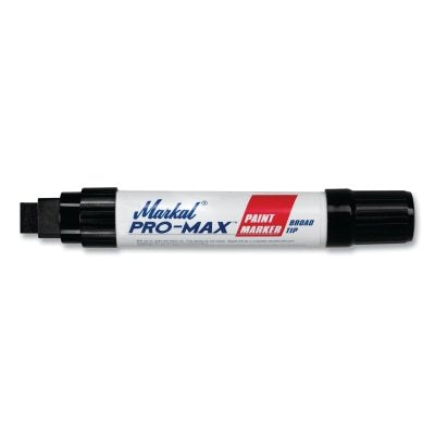 PRO-MAX Paint Marker, Black, Jumbo Tip, Chisel