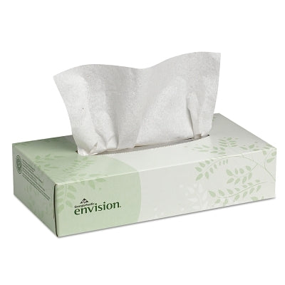 Envision White Facial Tissue, 8.3 in x 8 in, 100 Tissues