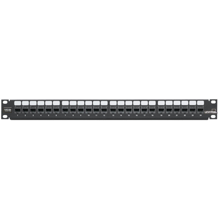 eXtreme Flat QuickPort Cat 5e Patch Panel, 24 Ports