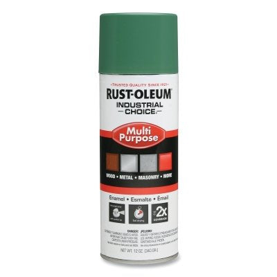 Industrial Choice 1600 System Multi-Purpose Enamel Spray, 12 oz, Machine Green, High Gloss, Aerosol Can