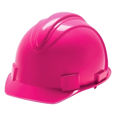 Charger Hard Hat, 4 Point Ratchet, Cap, Neon Pink