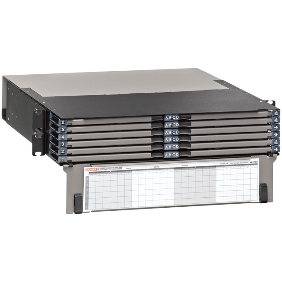 Opt-X UHDX 2RU Fiber Enclosure, Empty with sliding tray