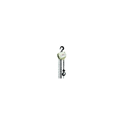 S90 Series Hand Chain Hoist, 1-ton, 10 ft Lifting H, 1 Fall, 12 in Head Room, 60-1/2 lb Pull Force