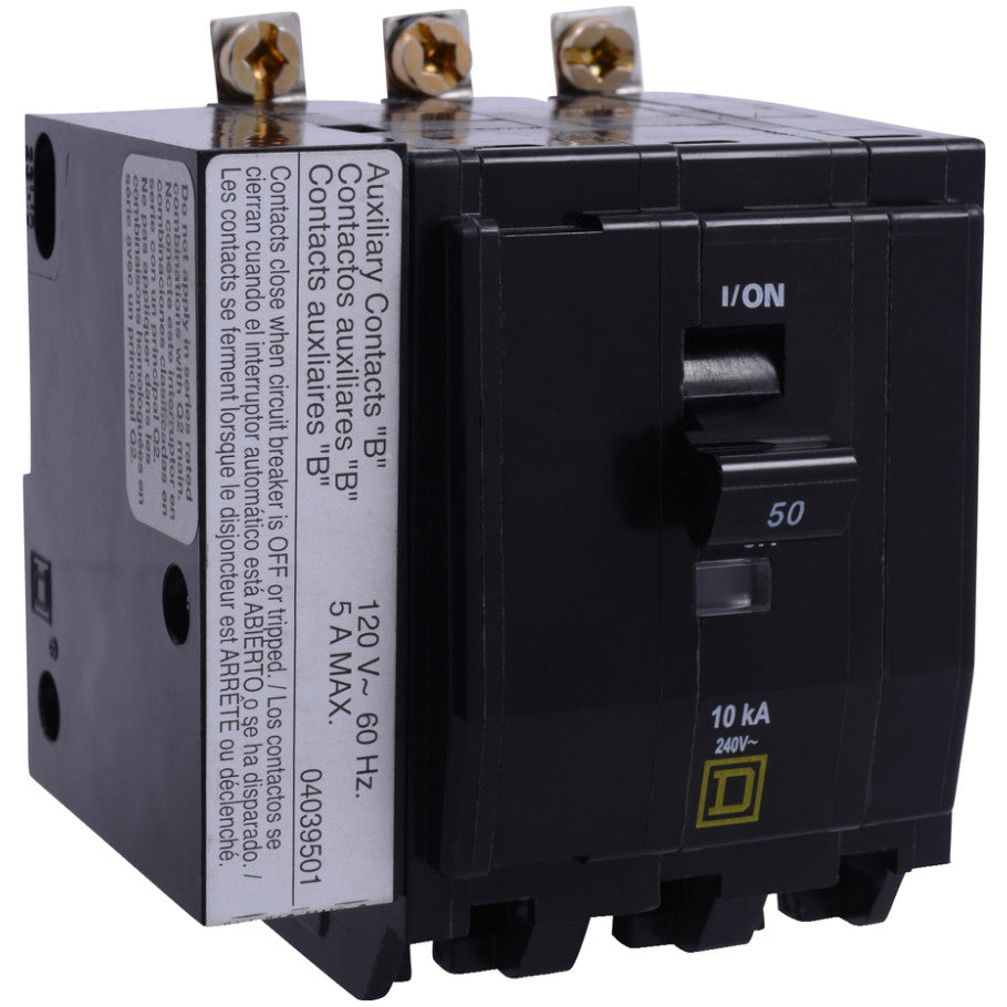 Circuit Breakers, 70 A, 120/240 V, 3-Pole, Bolt-On Mount, 22 kA